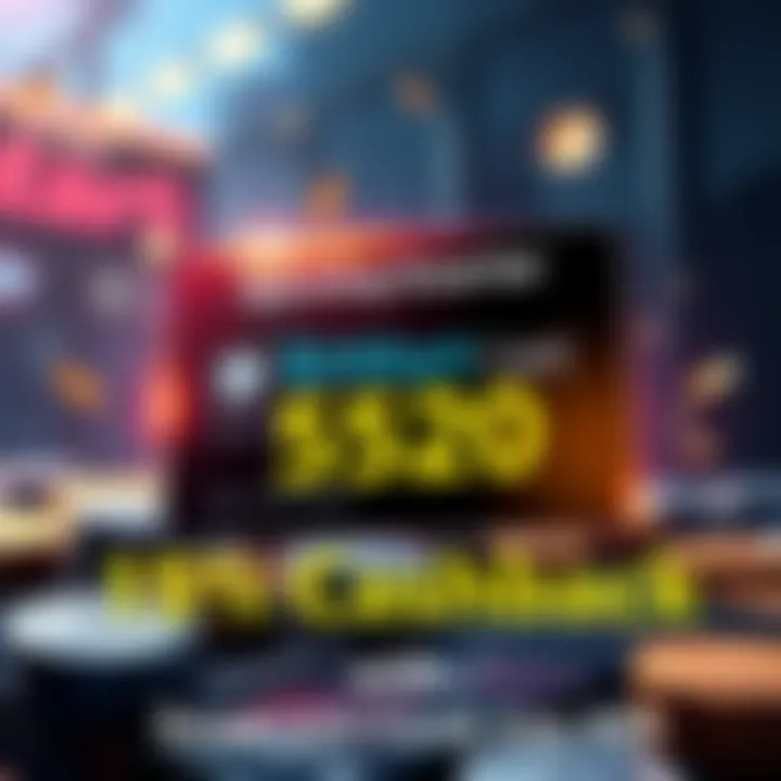 A visual representation of the BitMart Card with cashback icons and a 520 USDT bonus text overlay