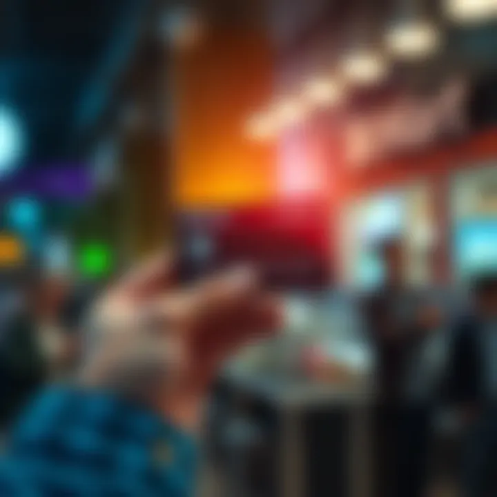 BitMart Card shown in hand, ready for use in a transaction