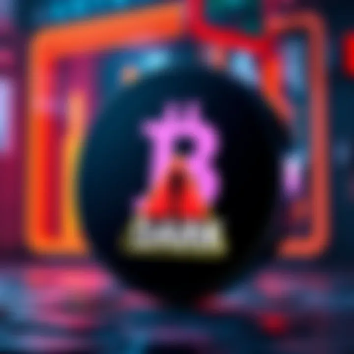 Graphic showing BitMart logo with a warning symbol about the DARK trading pair delisting