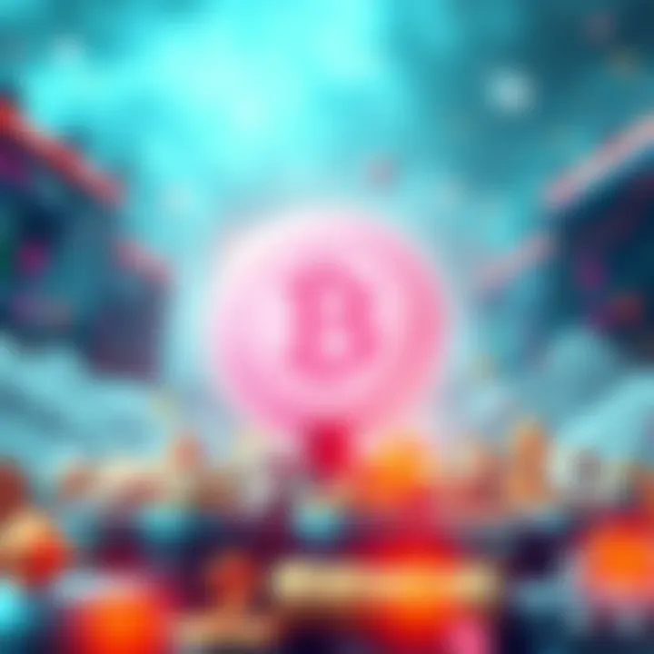 Graphic showing BitMart's announcement of delisting trading pairs including SNOWBALL, with icons representing cryptocurrency assets.