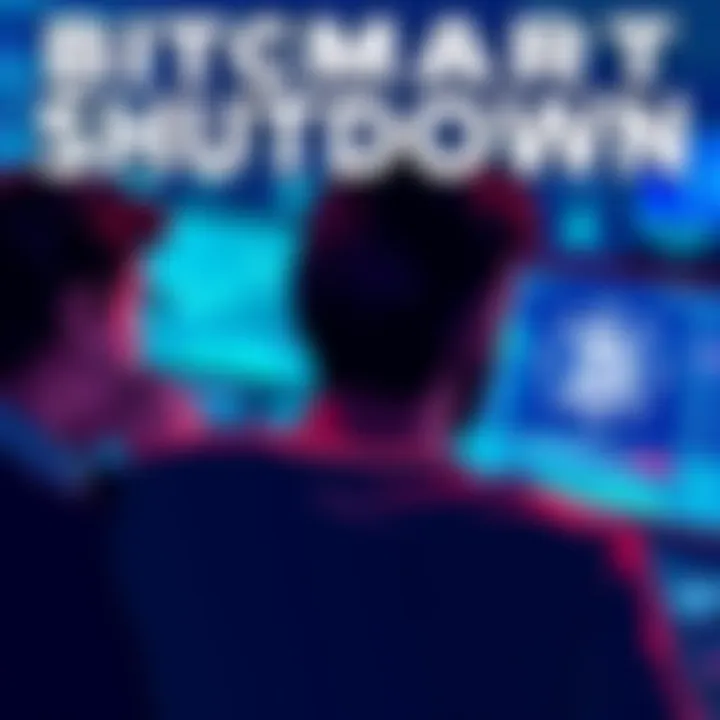 Worried people looking at a computer screen with BitMart logo, concerned about locked funds.