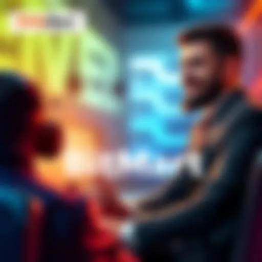 BitMart interview event banner featuring CEO Ali Ahmad Alsharif and a crypto giveaway announcement