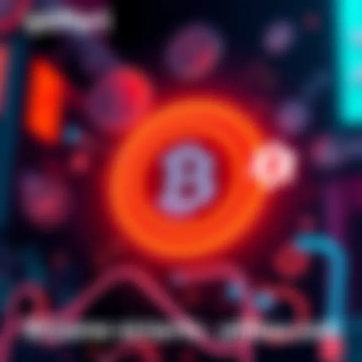 Graphic showing BitMart's IPOPrime feature with symbols of equity and finance, highlighting no lock-up and lower costs.