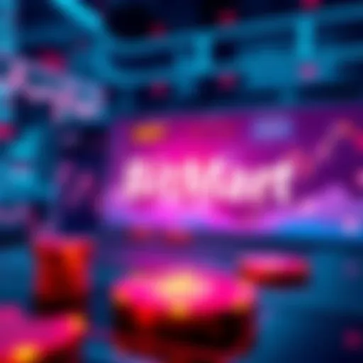 A visual representation of trading on BitMart without a wallet, featuring USDT symbols and a simplified user interface, emphasizing zero gas fees and instant profit settlement.