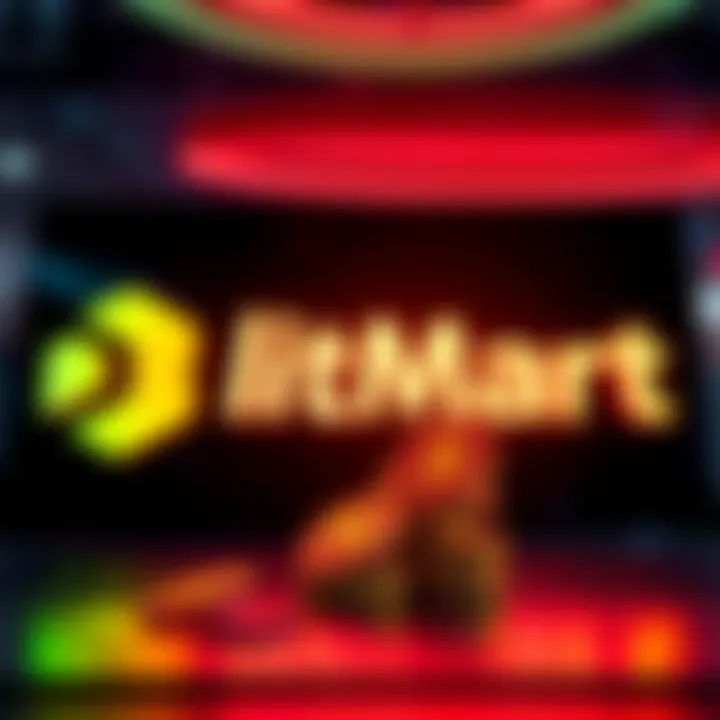 BitMart logo with RAVE tokens being deposited into an online account