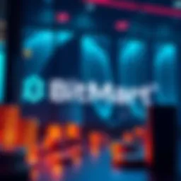 Logo of BitMart alongside Sentient (SENT) cryptocurrency promotion