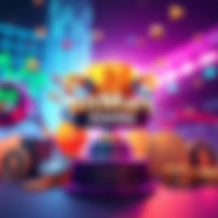 A graphic showing crypto assets and a trophy, symbolizing the BitMart Trading Race with a prize pool of 1,000,000 USDT.