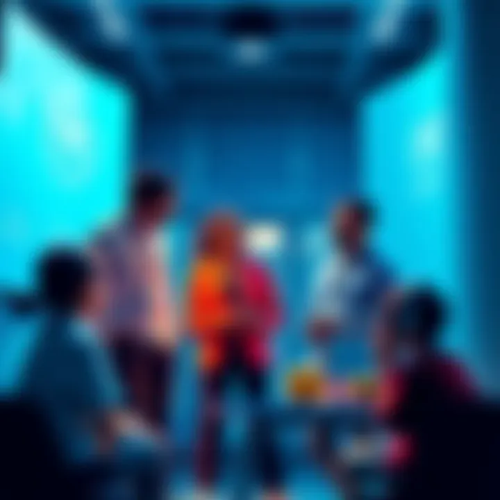 BitMart and UNICEF representatives discussing youth training programs in Brazil