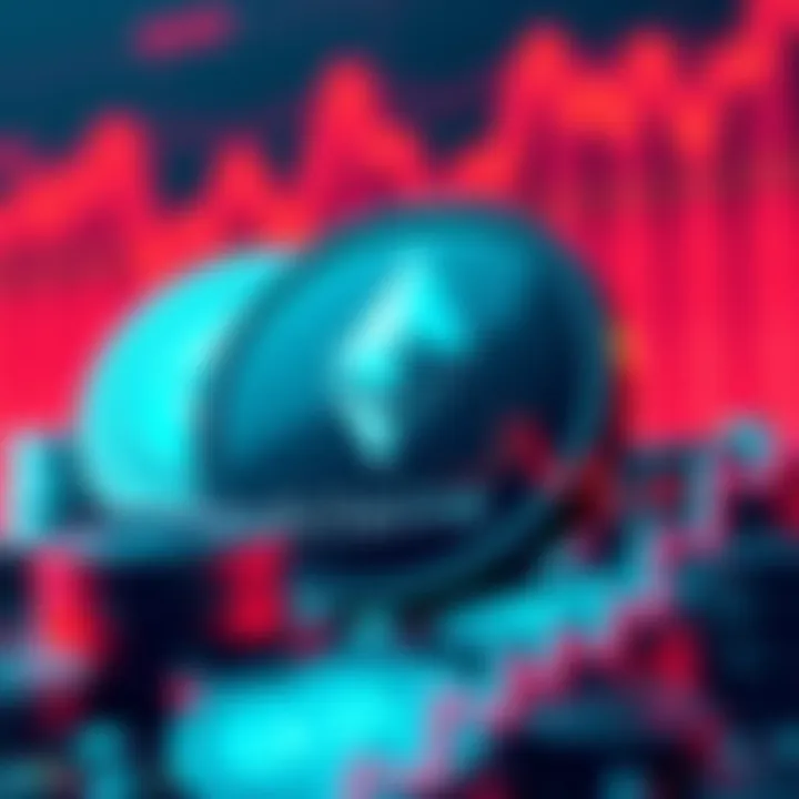 BitMine logo with Ethereum coins and a graph showing market growth