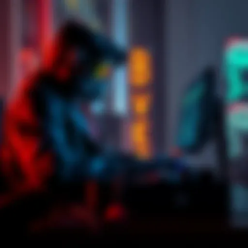 Visual representation of Bitrefill's data breach, showing a hacker accessing compromised employee device and sensitive information being stolen.