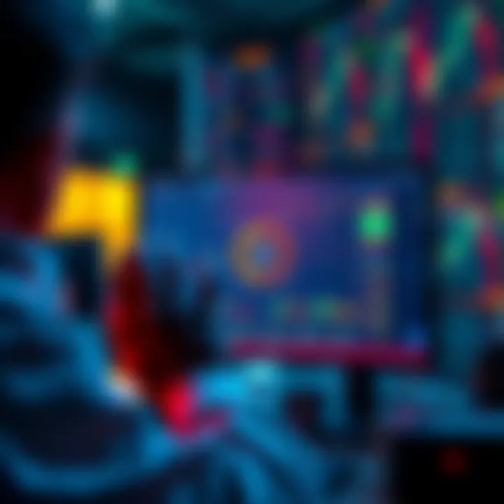 A frustrated trader looking at a computer screen showing a login error on Bitvavo during a crypto bull run.