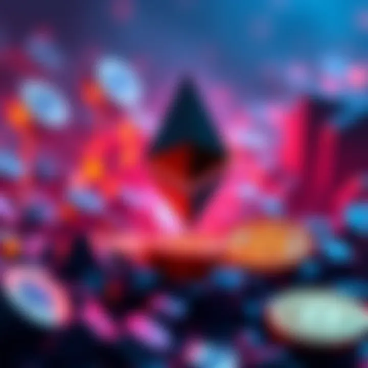 BlackRock moves a large amount of Ethereum to Coinbase Prime, symbolizing a significant financial transaction in the cryptocurrency market.