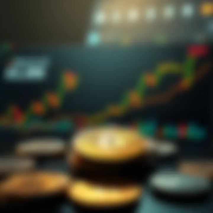 Blackrock Bitcoin Accumulation A graphic showing Blackrock's increasing Bitcoin purchases with charts indicating rising market trends and investment strategies.