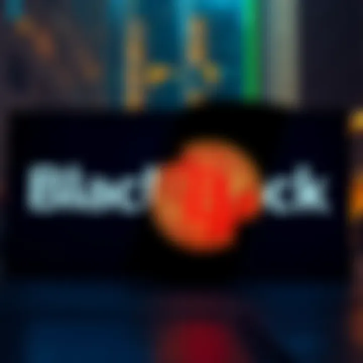 A graphic showing the BlackRock logo alongside a Bitcoin symbol, representing the new relationship between Wall Street and cryptocurrency.