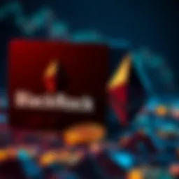 BlackRock logo next to Ethereum symbols showing dominance in August ETF inflows