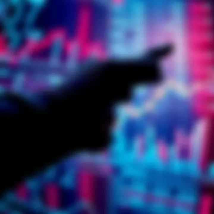 A visual representation of BlackRock's influence in finance, depicting charts and graphs to illustrate investment strategies