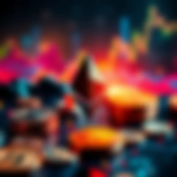 A representation of BlackRock's $24.9 million investment in Ethereum, showcasing cryptocurrency graphics and financial symbols.