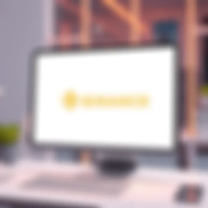 Screenshot of a blank white page on a computer screen, indicating website outage issues with Binance