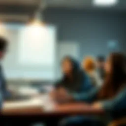Students attending a blockchain class at a university, engaged in learning about technology applications beyond cryptocurrency.