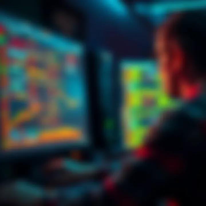 A person looking frustrated while reviewing complex blockchain transaction data on a computer screen, highlighting issues with data extraction and tax reporting.
