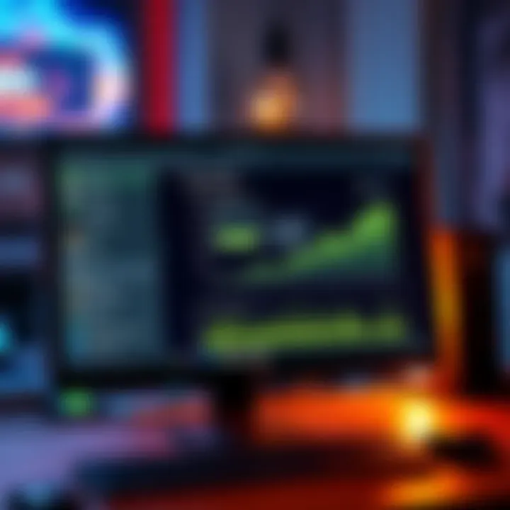 A computer screen displaying a blockchain wallet interface with storage information and a graph showing data size.