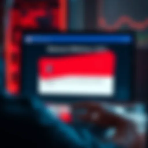 A visual representation of a person's frustration with a blocked cryptocurrency account and withdrawal issue, showing a computer screen displaying a pending transaction error for Ethereum withdrawal.