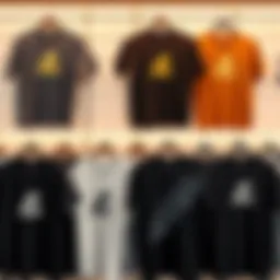 A collection of BlockFi t-shirts available for purchase on Amazon, showing various styles and colors, hinting at consumer interest despite the company's issues.