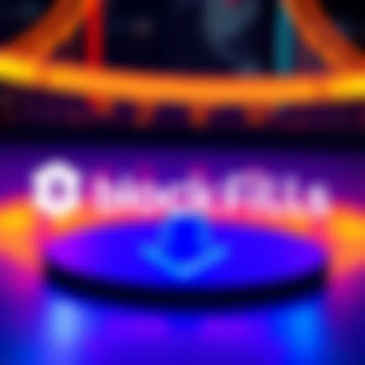 Blockfills logo with a downward arrow representing financial losses in the crypto market