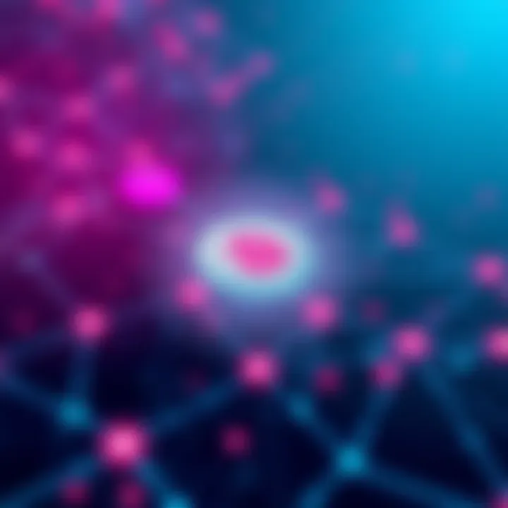 Illustration showing a blockchain network with blocked wallet addresses highlighted, symbolizing centralization issues