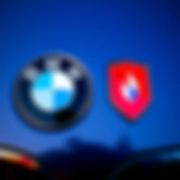 BMW and Brave logos side by side, representing their new advertising partnership