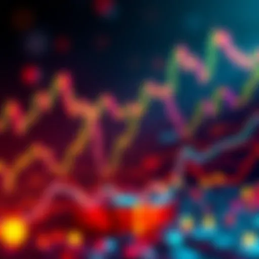 A visual representation of BNB cryptocurrency with fluctuating market trends, emphasizing the debate about its stability.