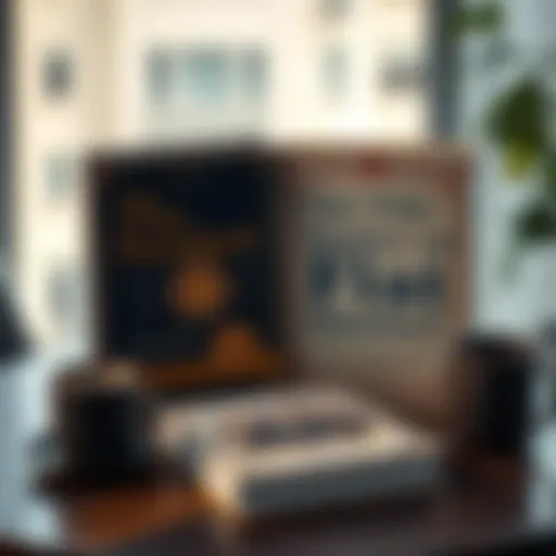 A comparison of two books, The Bitcoin Standard and The Fiat Standard, on a table with a coffee cup