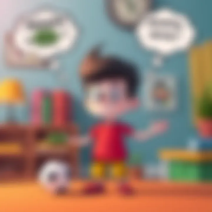 Boosting Buttcoiners A cartoon character weighing options between helping family and boosting buttcoiners with cash, with thought bubbles showing money and family symbols, set in a playful background.