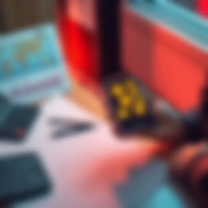 A person holding a smartphone with cryptocurrency icons while sitting at a desk with financial documents and a calculator, symbolizing borrowing against assets instead of selling them.