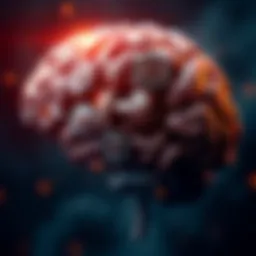 Brain and Decision Making A close-up of a brain with gears to symbolize thought processes influencing decisions.