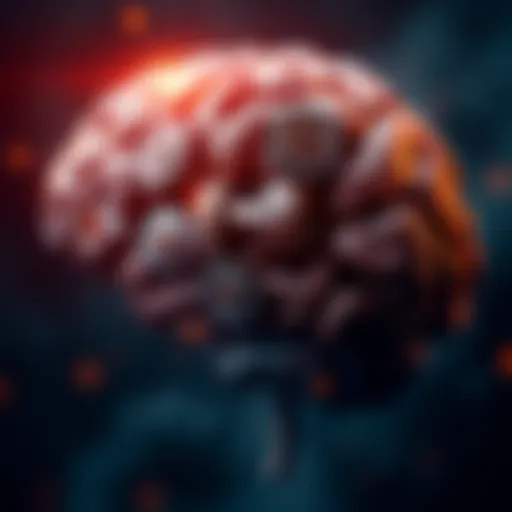 Brain and Decision Making A close-up of a brain with gears to symbolize thought processes influencing decisions.