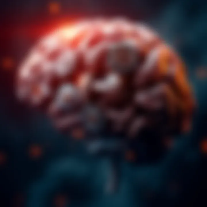 Brain and Decision Making A close-up of a brain with gears to symbolize thought processes influencing decisions.