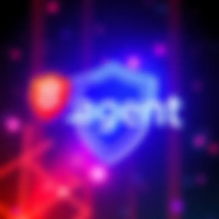 Brave Browser logo with a .agent domain sign, representing the new community-driven domain initiative