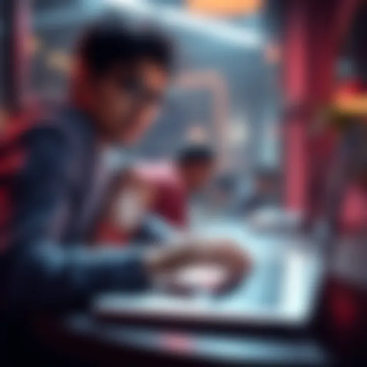 A user connecting their Brave Wallet to Brave Rewards with SOL cryptocurrency on a laptop