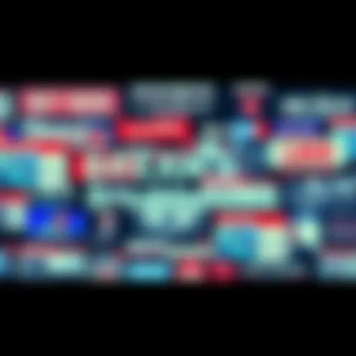 A collage of various news headlines from politics to pop culture, showcasing major events of the day.