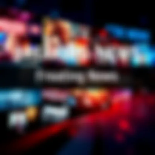 A collage of recent news highlights, featuring various current affairs like politics, economy, and social issues.