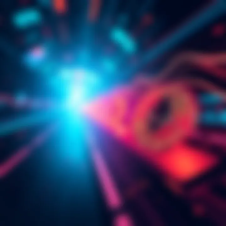 Brevis Achieves Speed Breakthrough A visual representation of Brevis achieving a major speed breakthrough on the Ethereum blockchain, showcasing fast transaction symbols and blockchain elements.