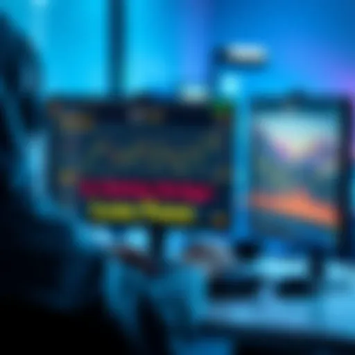 A person using a computer to bridge cryptocurrency to Hyperliquid, showcasing charts and low fees on screen