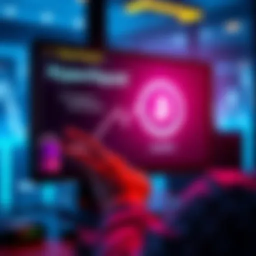A person using a computer screen to connect to a Hyperliquid account, showcasing quick crypto transfers.