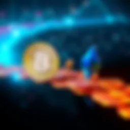 A graphic showing Bitcoin and Ethereum logos connected by a secure bridge symbol, indicating safe crypto transfers
