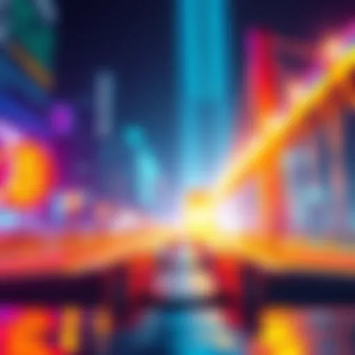 A visual representation of bridging cryptocurrency using platforms like Jumper and Debridge, showing wallet icons and fee structures.