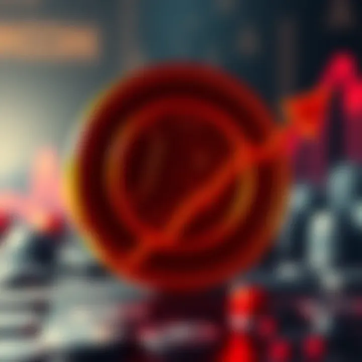 Graphic showing Brokecoin logo with a rising graph, symbolizing growth and community support in cryptocurrency