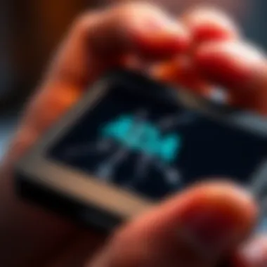 Close-up of a Ledger Nano device with a black, unresponsive screen, symbolizing frustration over locked ADA funds.