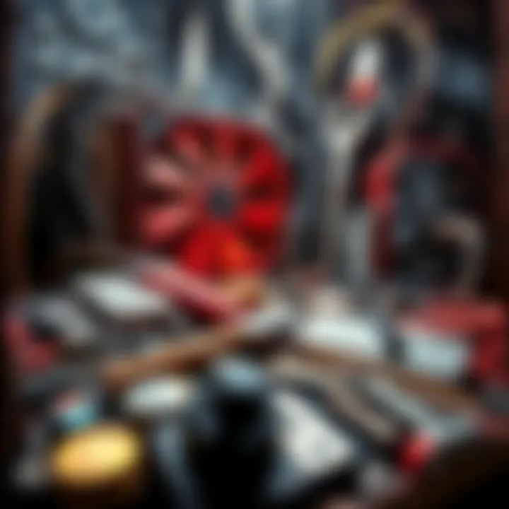 Broken mining rig with tools scattered around, depicting challenges in the cryptocurrency industry