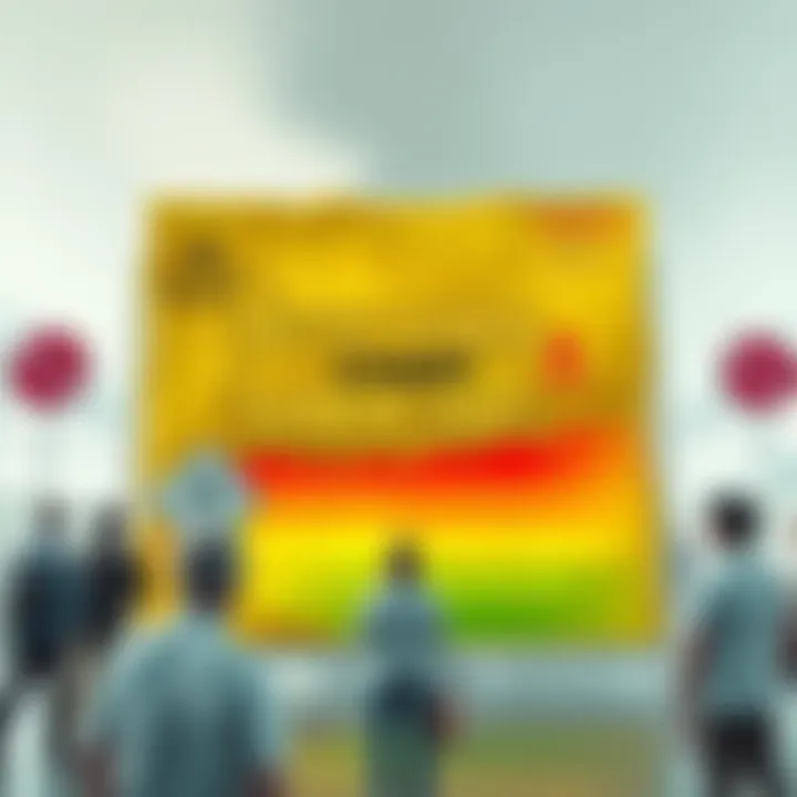 A graphic showing a malfunctioning Butter Rainbow Chart, with warning signs and confused people in front of it.